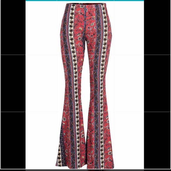 boho bell bottom pants